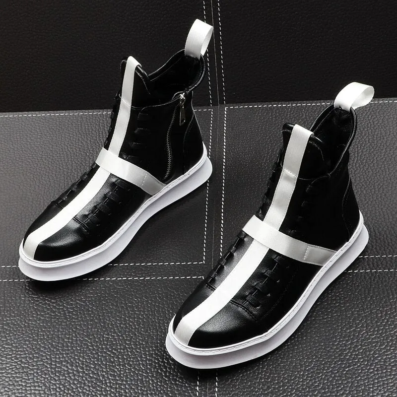 Ankle BootsThick Bottom Men High Top Shoes