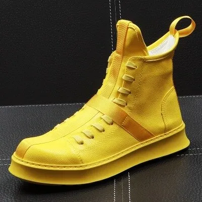 Ankle BootsThick Bottom Men High Top Shoes