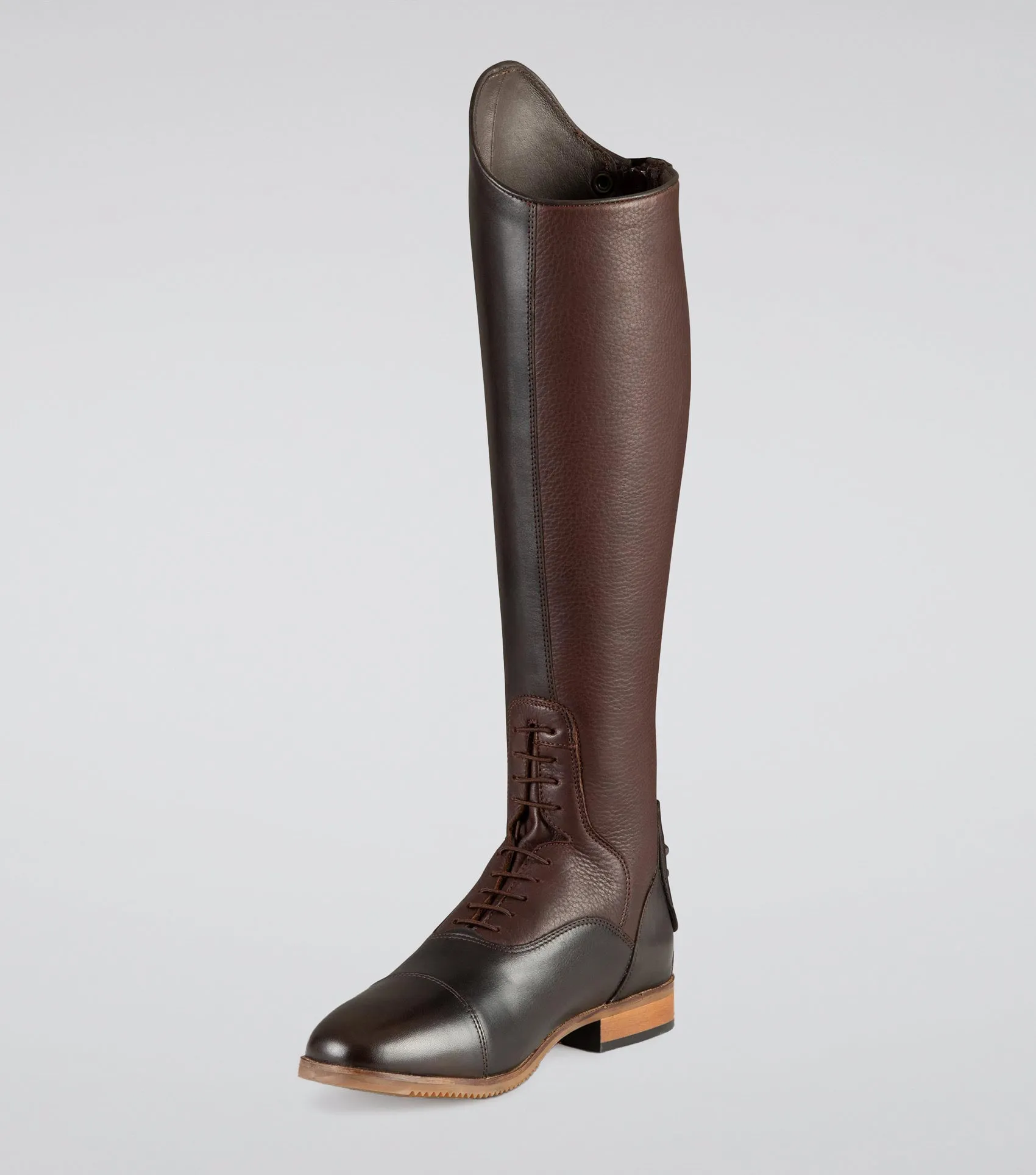Bilancio Ladies Leather Field Tall Riding Boot Brown (Regular Calf)