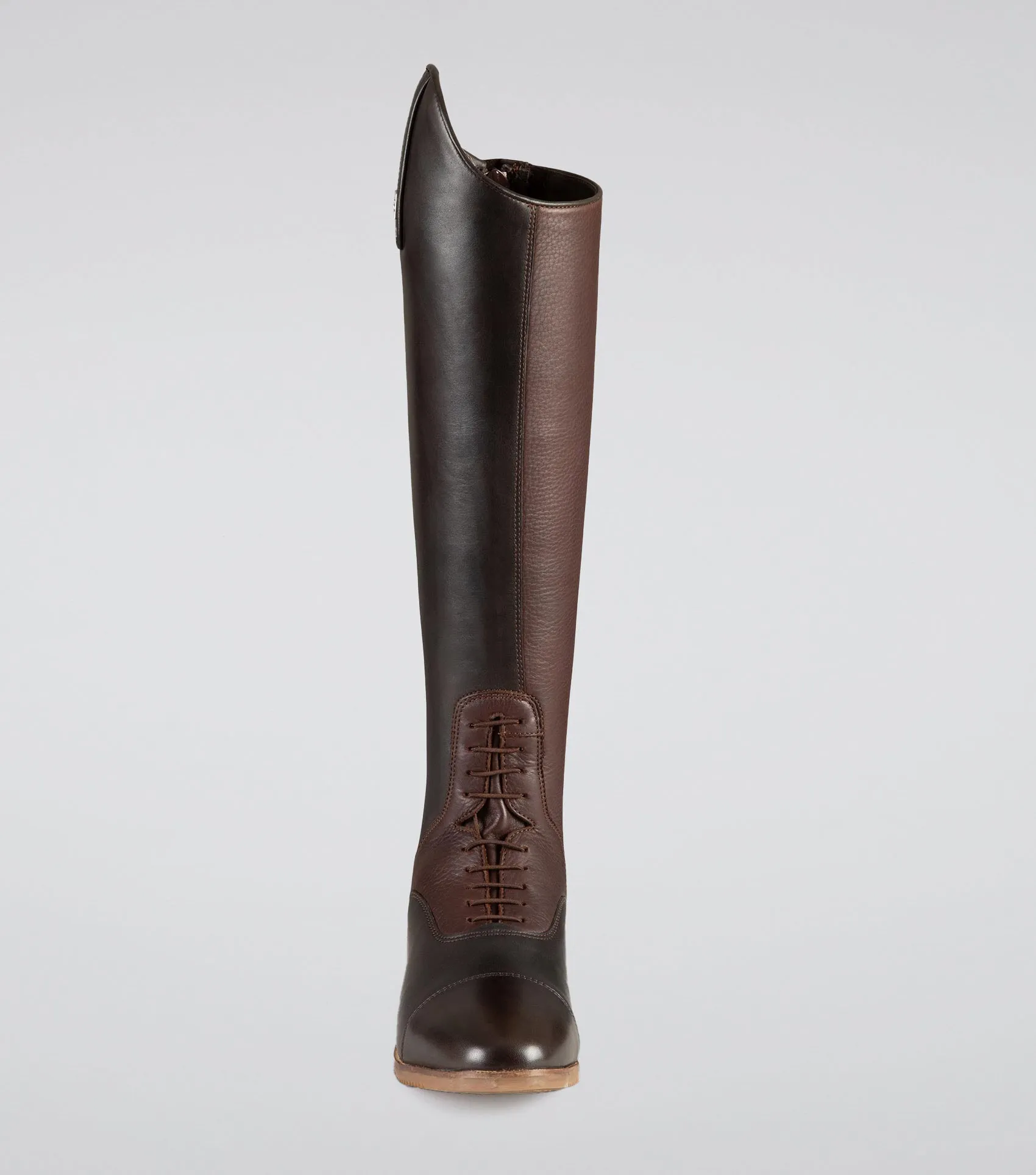 Bilancio Ladies Leather Field Tall Riding Boot Brown (Regular Calf)