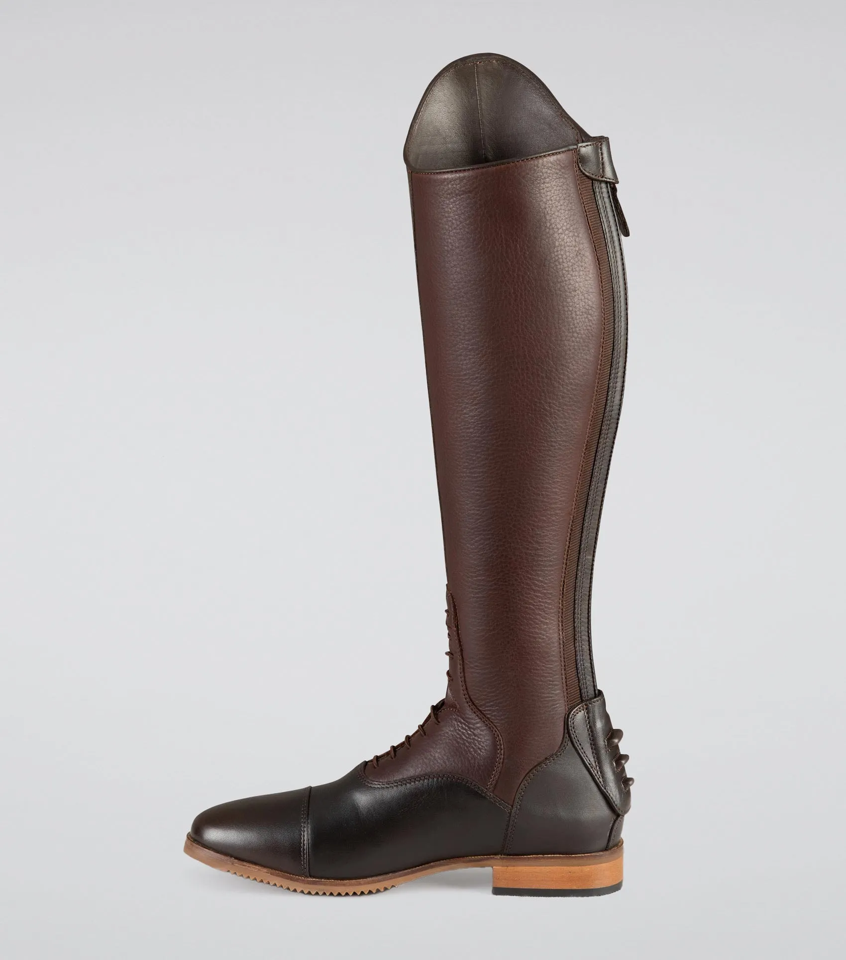Bilancio Ladies Leather Field Tall Riding Boot Brown (Regular Calf)