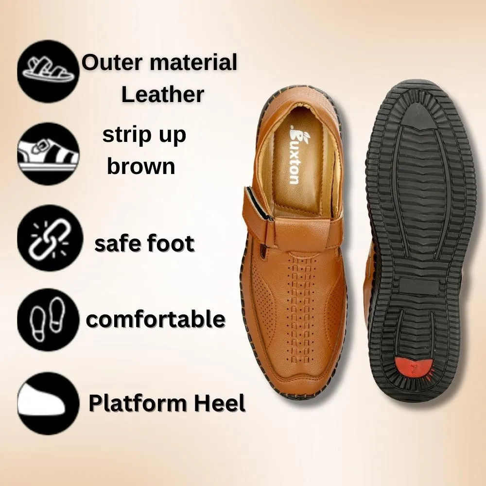 Buxton Shoes Men's Casual Slip-On Sandals