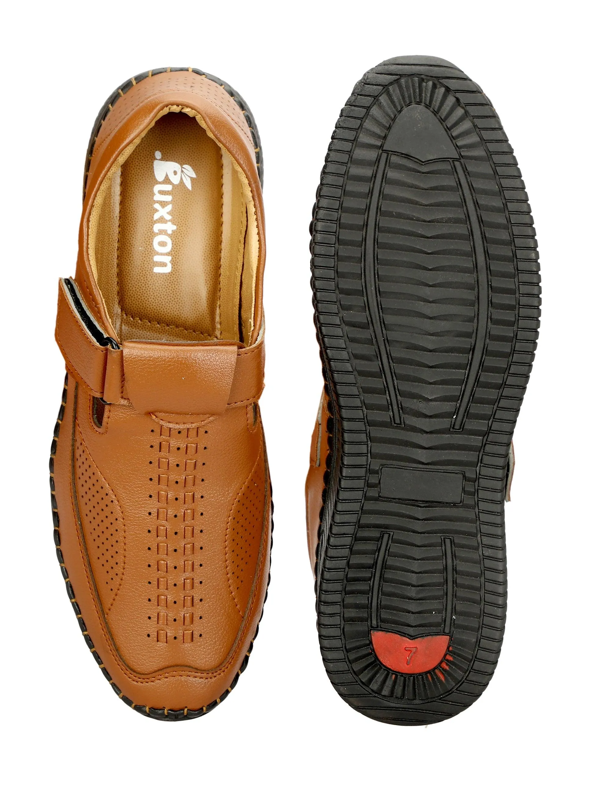 Buxton Shoes Men's Casual Slip-On Sandals