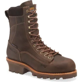 Carolina Birch Logger Boots CA7521 - Men's 8" Comp Toe Waterproof Work Boot