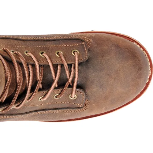Carolina Birch Logger Boots CA7521 - Men's 8" Comp Toe Waterproof Work Boot