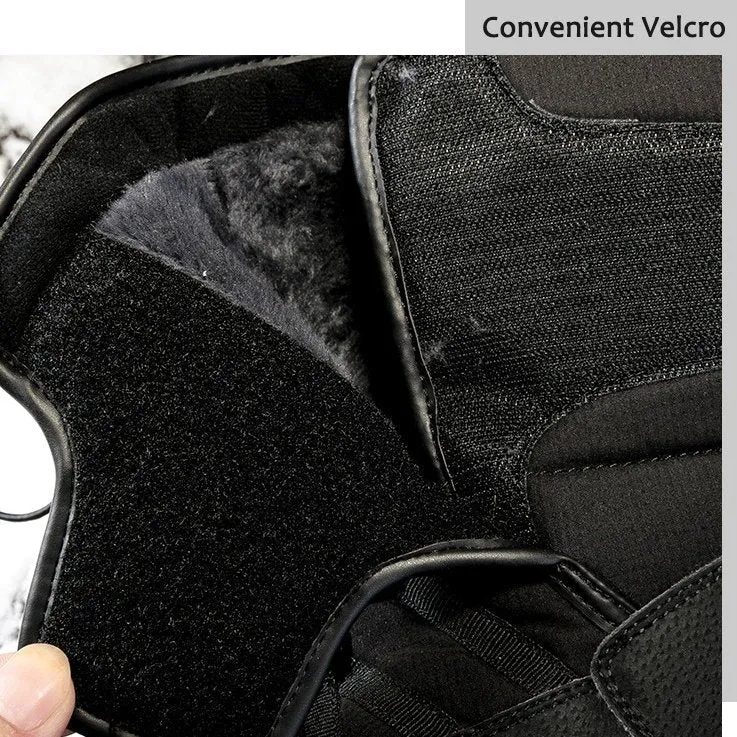 Cuzcare Men Waterproof Orthopedic Winter Shoes Fur Snow Boots