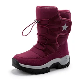 Cuzcare Men Waterproof Orthopedic Winter Shoes Fur Snow Boots