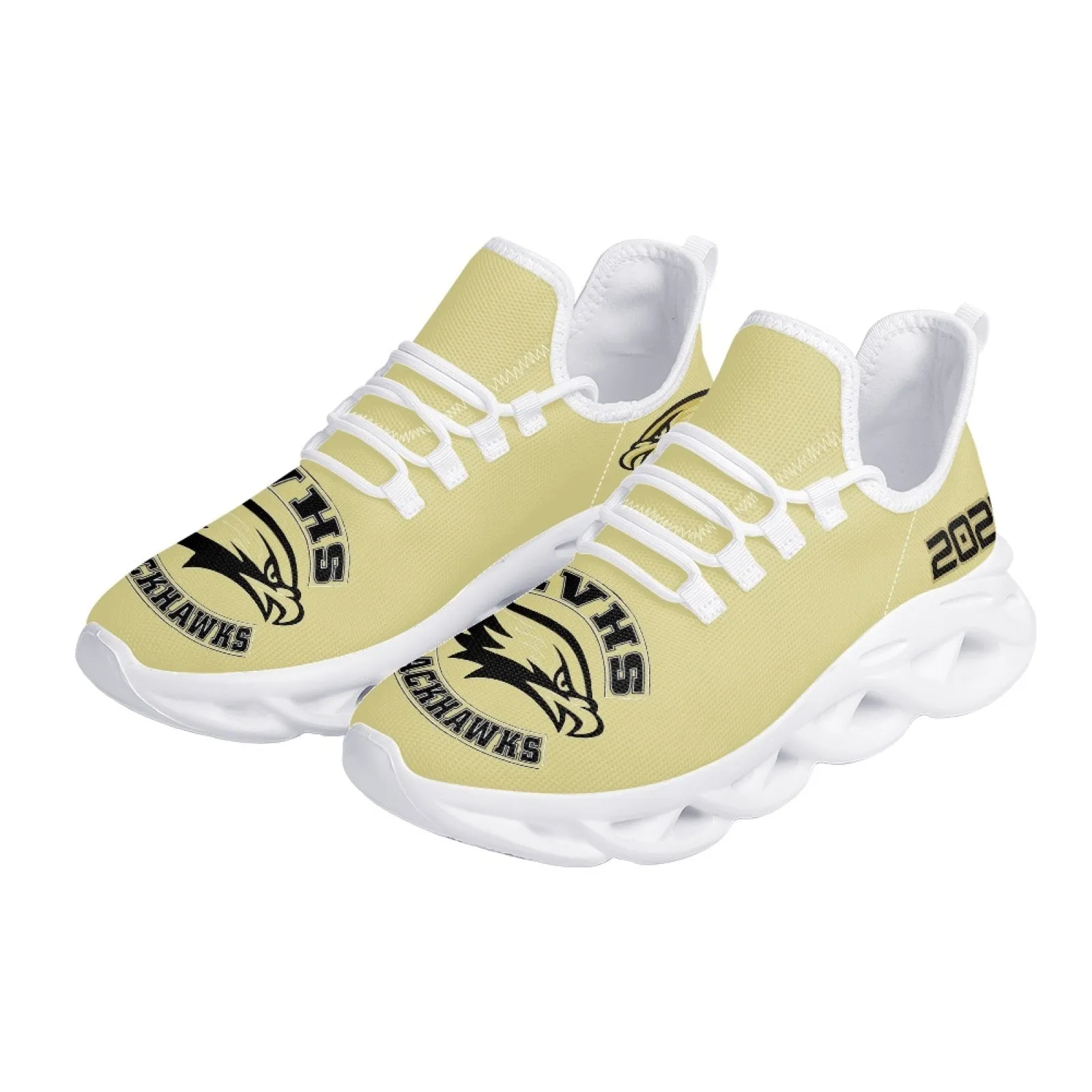 CVHS Seniors 2025 Rocker Logo Max Sole Woven Mesh Running Shoes
