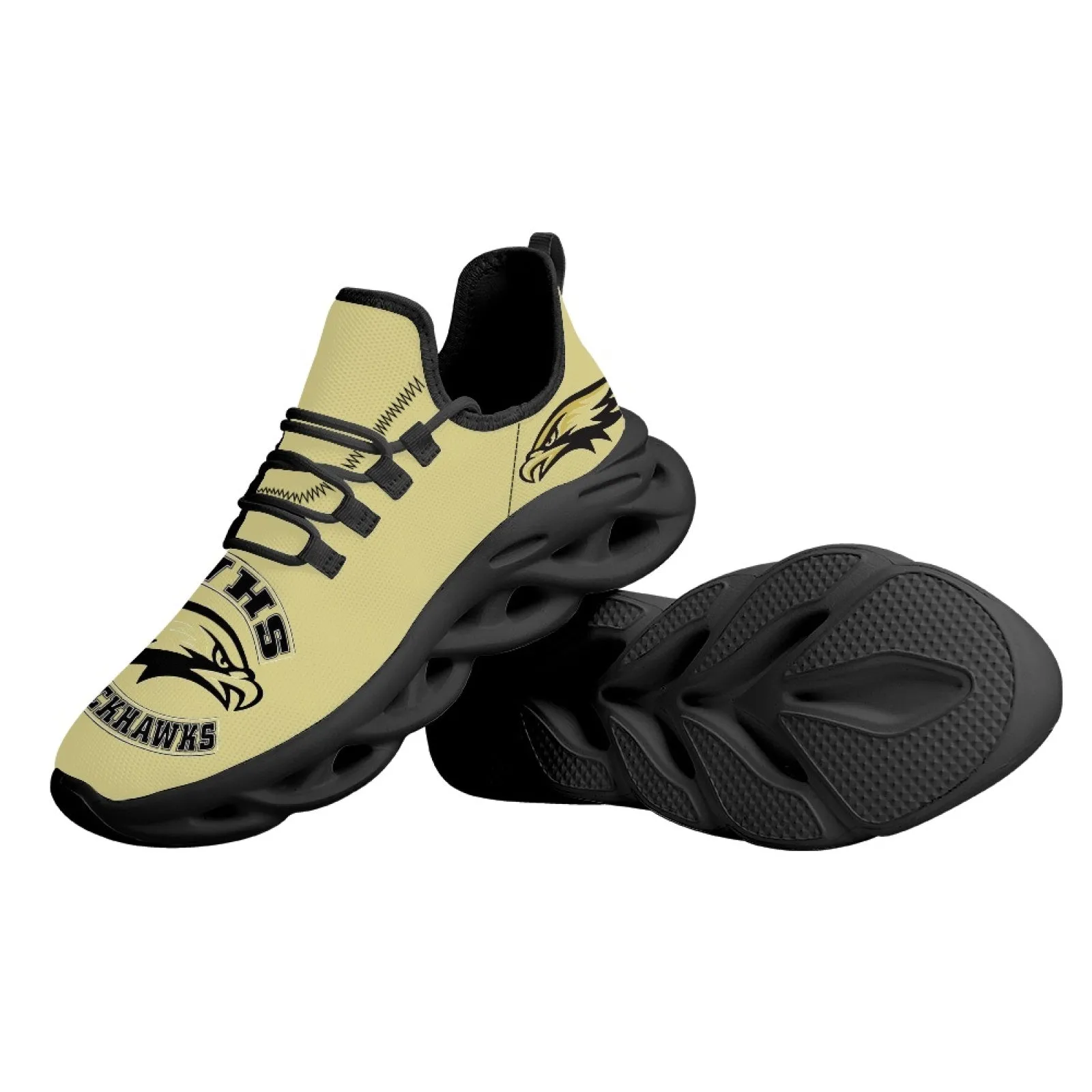 CVHS Seniors 2025 Rocker Logo Max Sole Woven Mesh Running Shoes