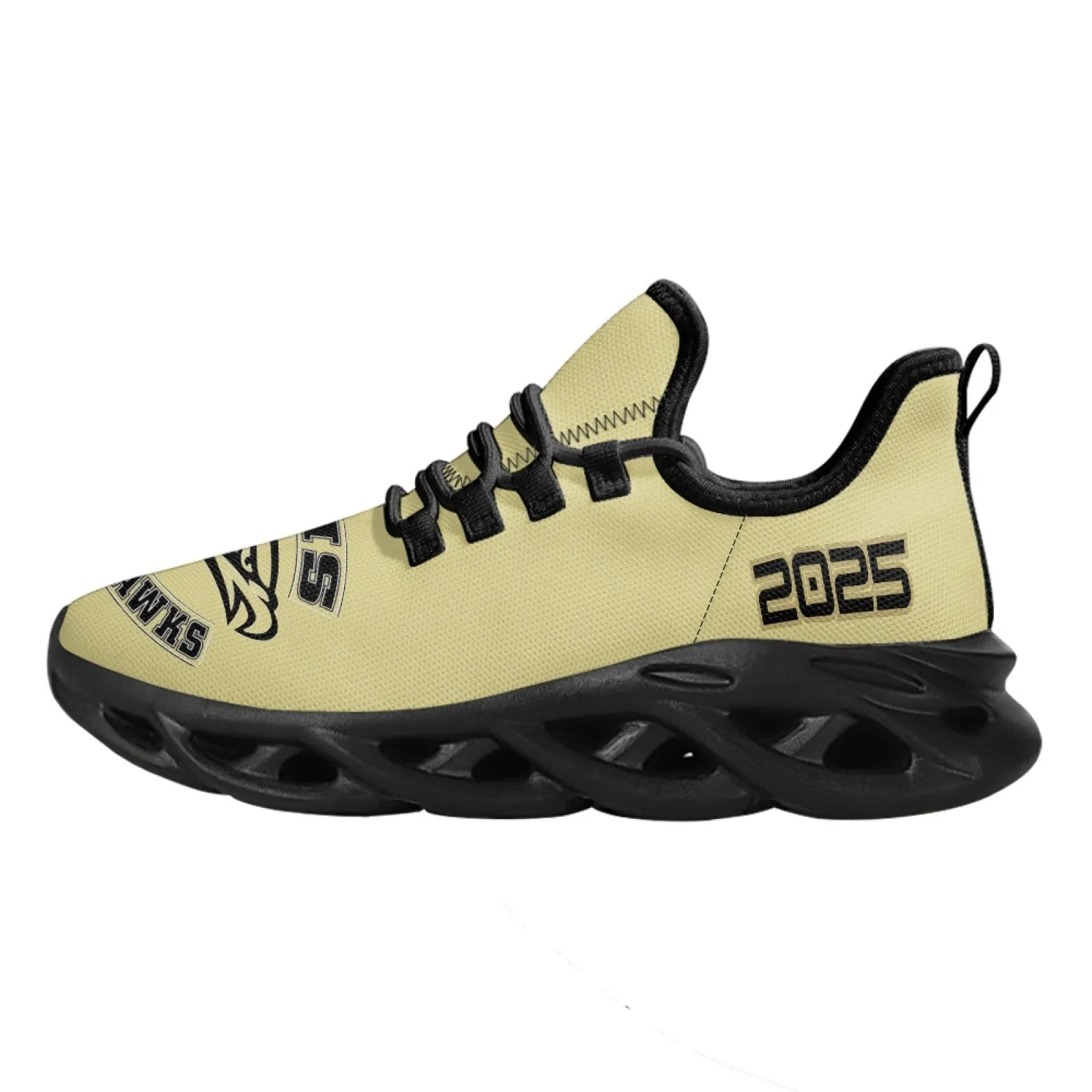 CVHS Seniors 2025 Rocker Logo Max Sole Woven Mesh Running Shoes