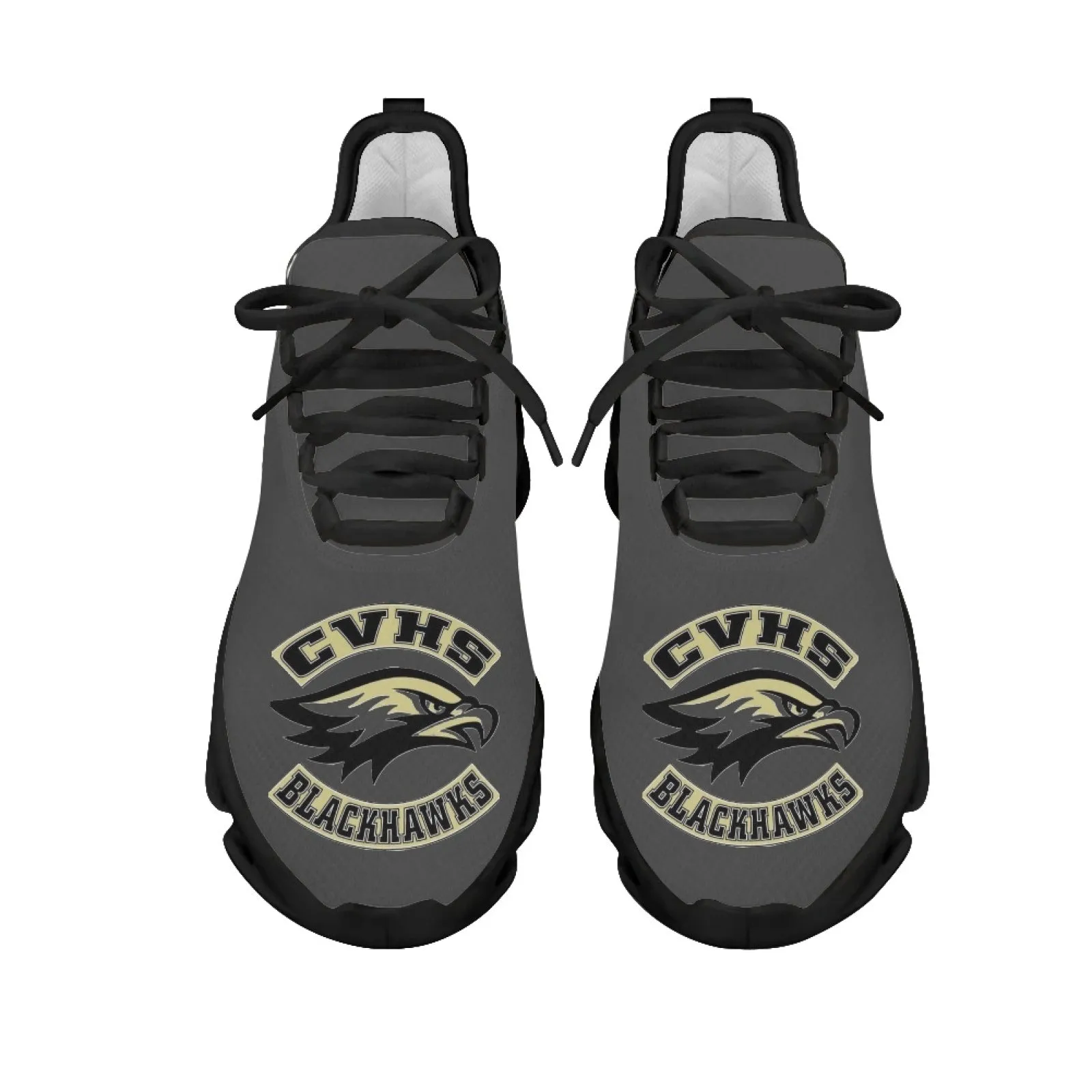 CVHS Seniors 2025 Rocker Logo Max Sole Woven Mesh Running Shoes
