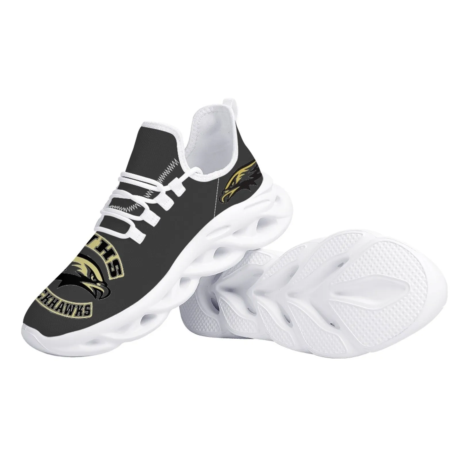 CVHS Seniors 2025 Rocker Logo Max Sole Woven Mesh Running Shoes