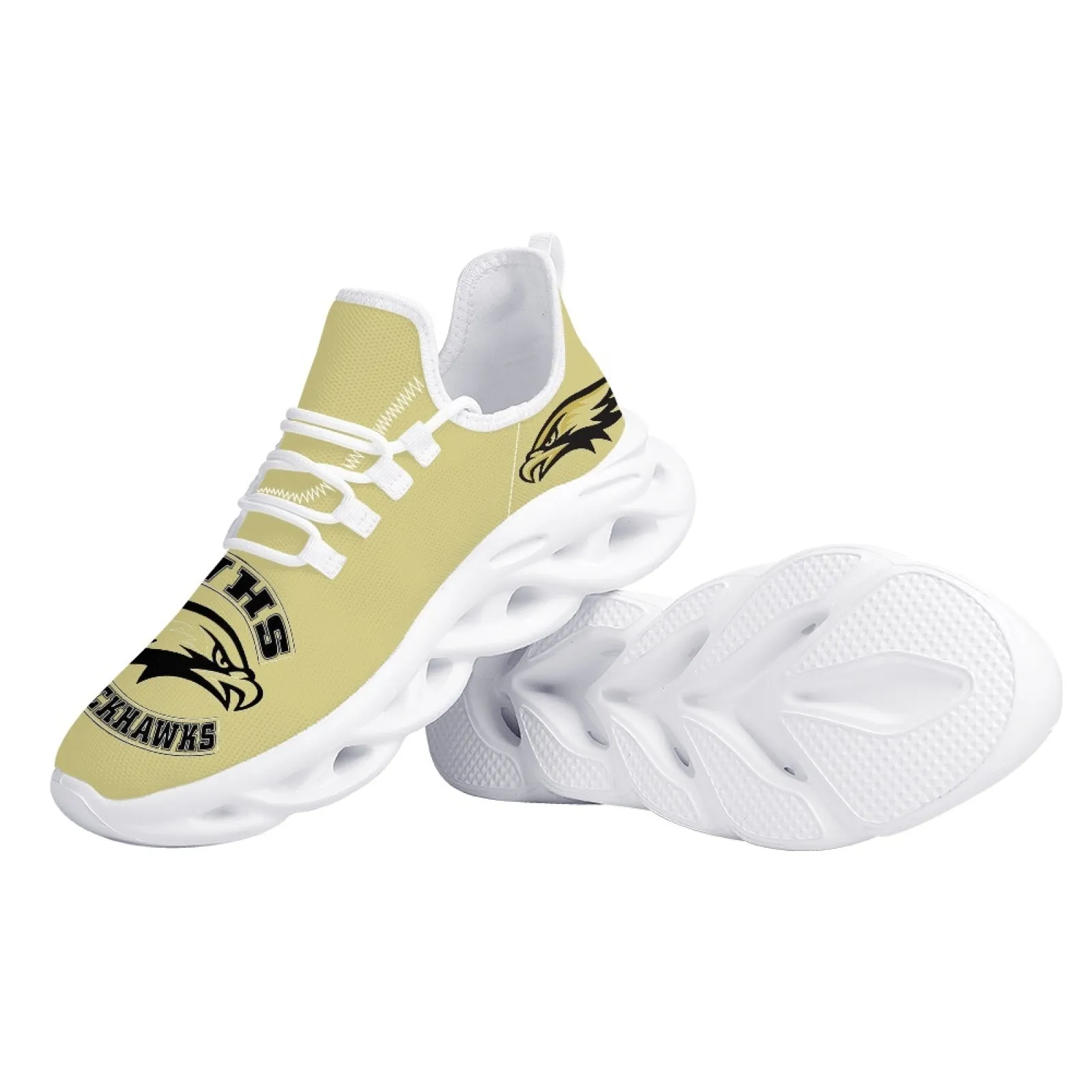 CVHS Seniors 2025 Rocker Logo Max Sole Woven Mesh Running Shoes
