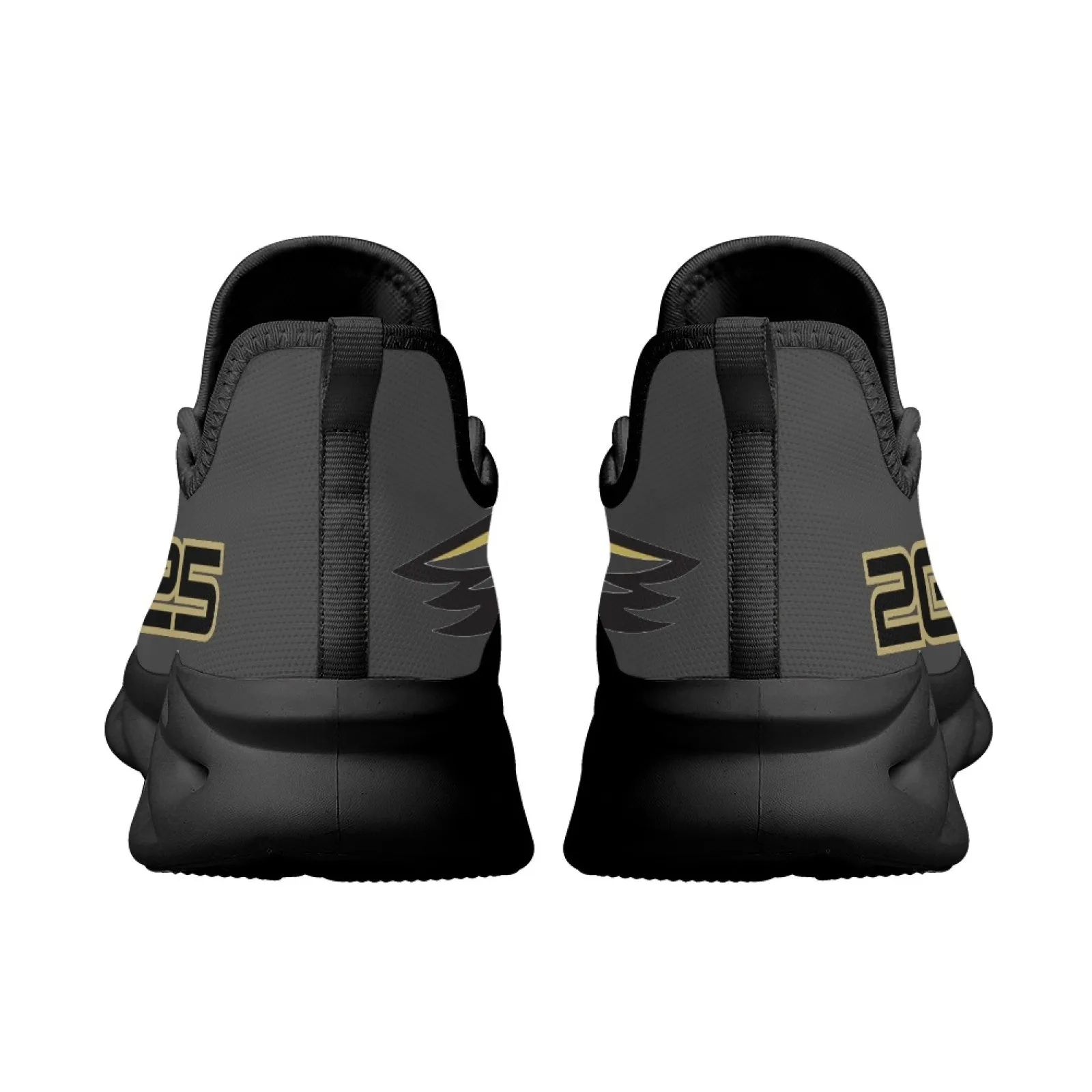 CVHS Seniors 2025 Rocker Logo Max Sole Woven Mesh Running Shoes