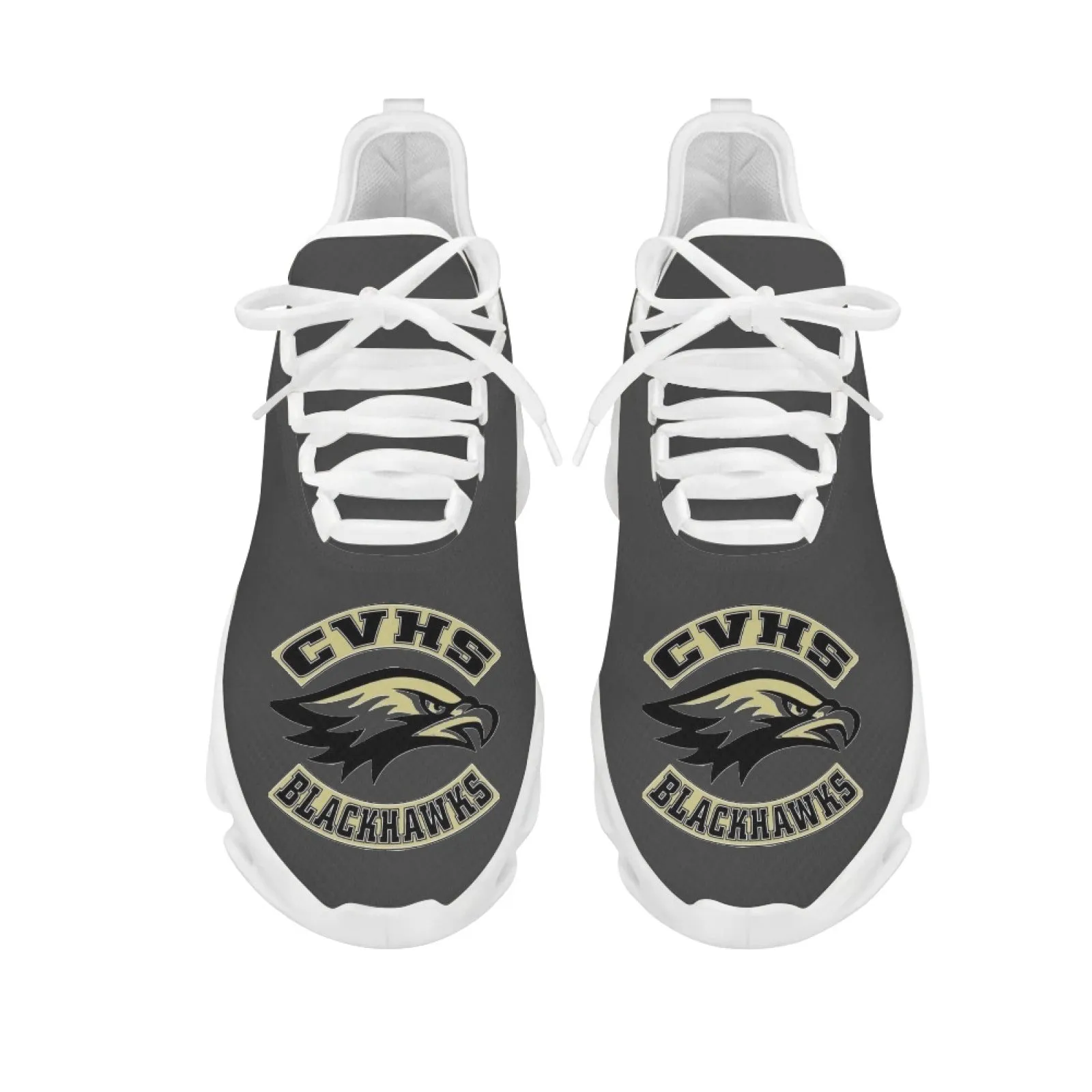 CVHS Seniors 2025 Rocker Logo Max Sole Woven Mesh Running Shoes