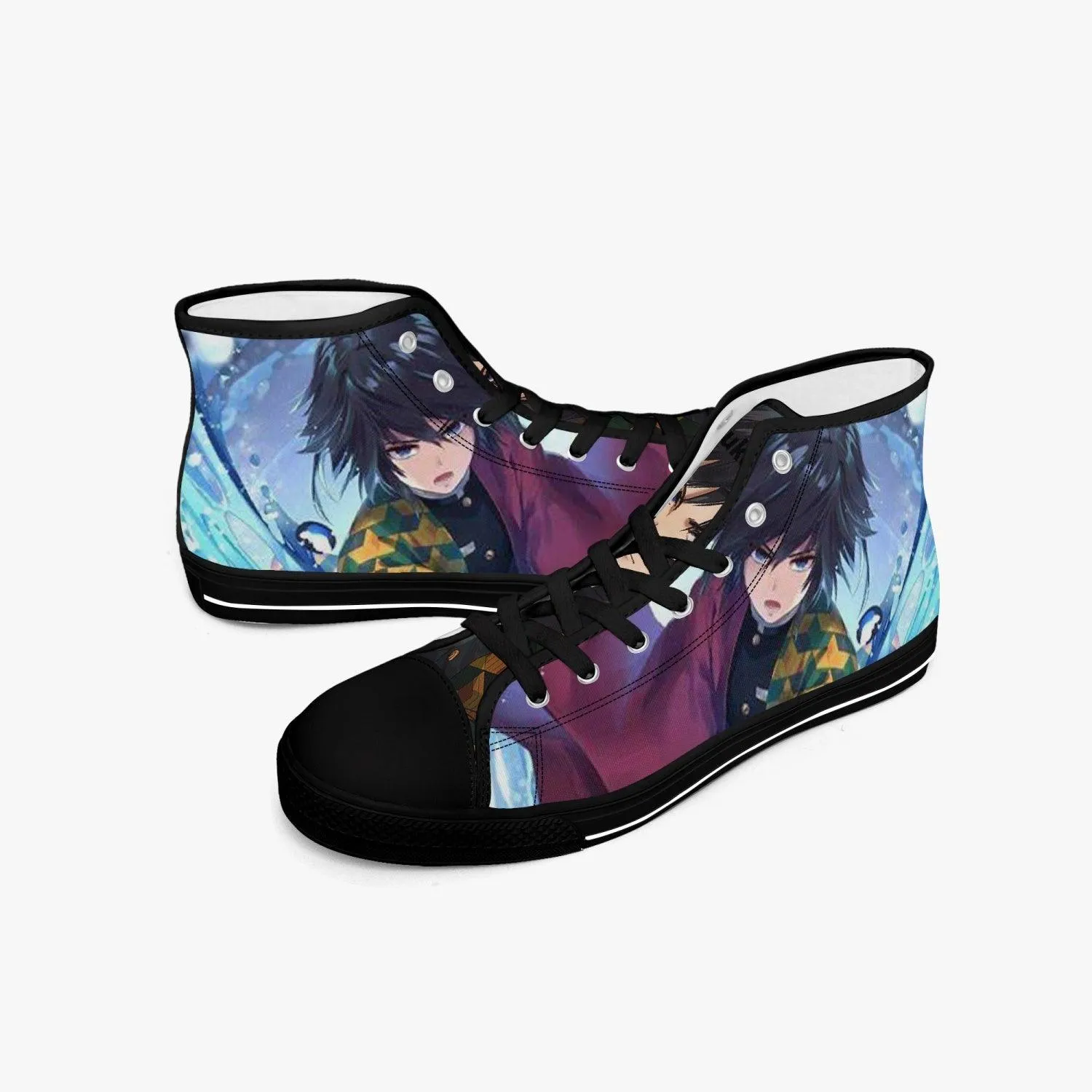 Demon Slayer Giyu Tomioka A-Star Mid Anime Shoes