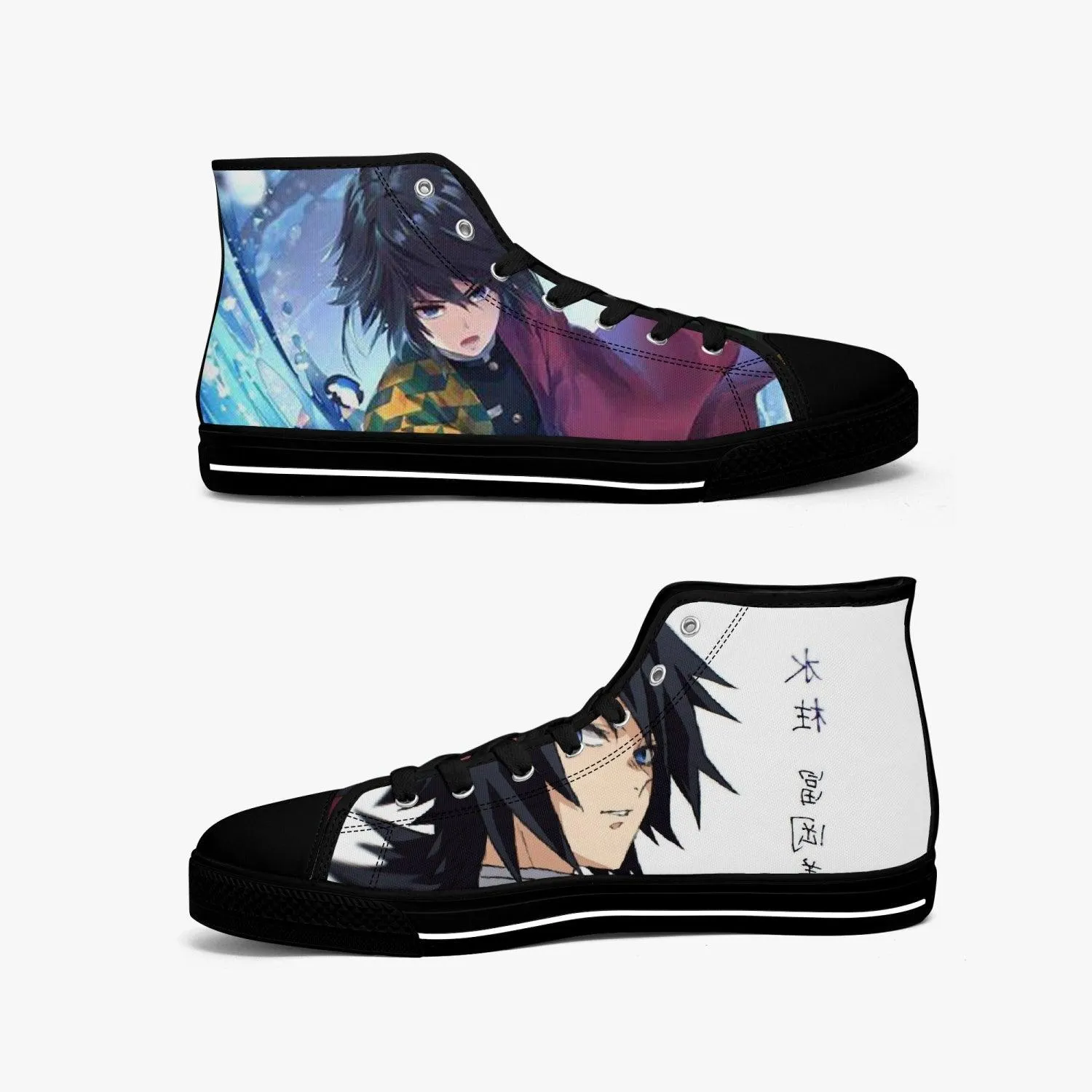 Demon Slayer Giyu Tomioka A-Star Mid Anime Shoes