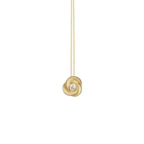 Desert Rose Diamond Pendant - 18ct Yellow Sunrise Gold