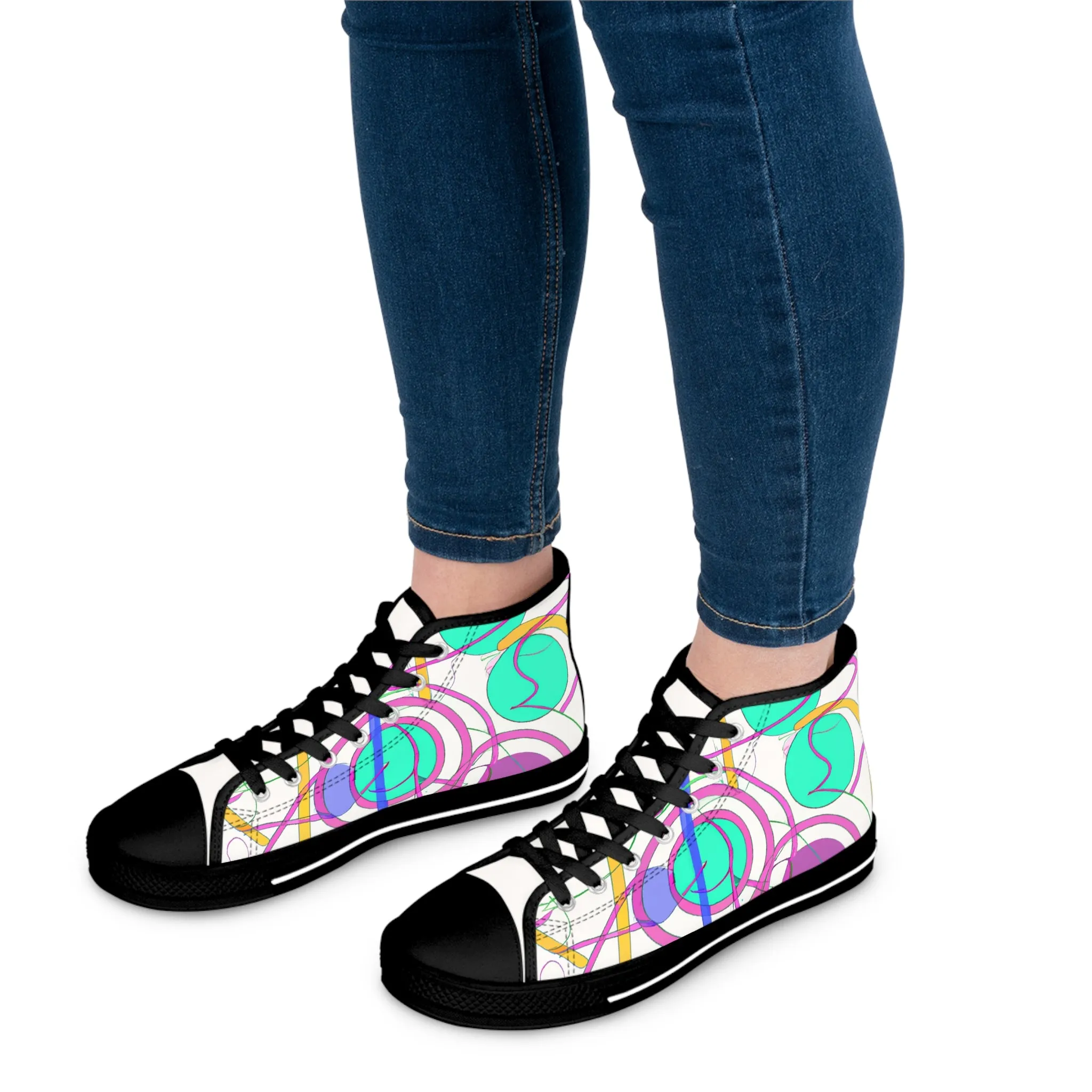Glammy Girlz. - high top