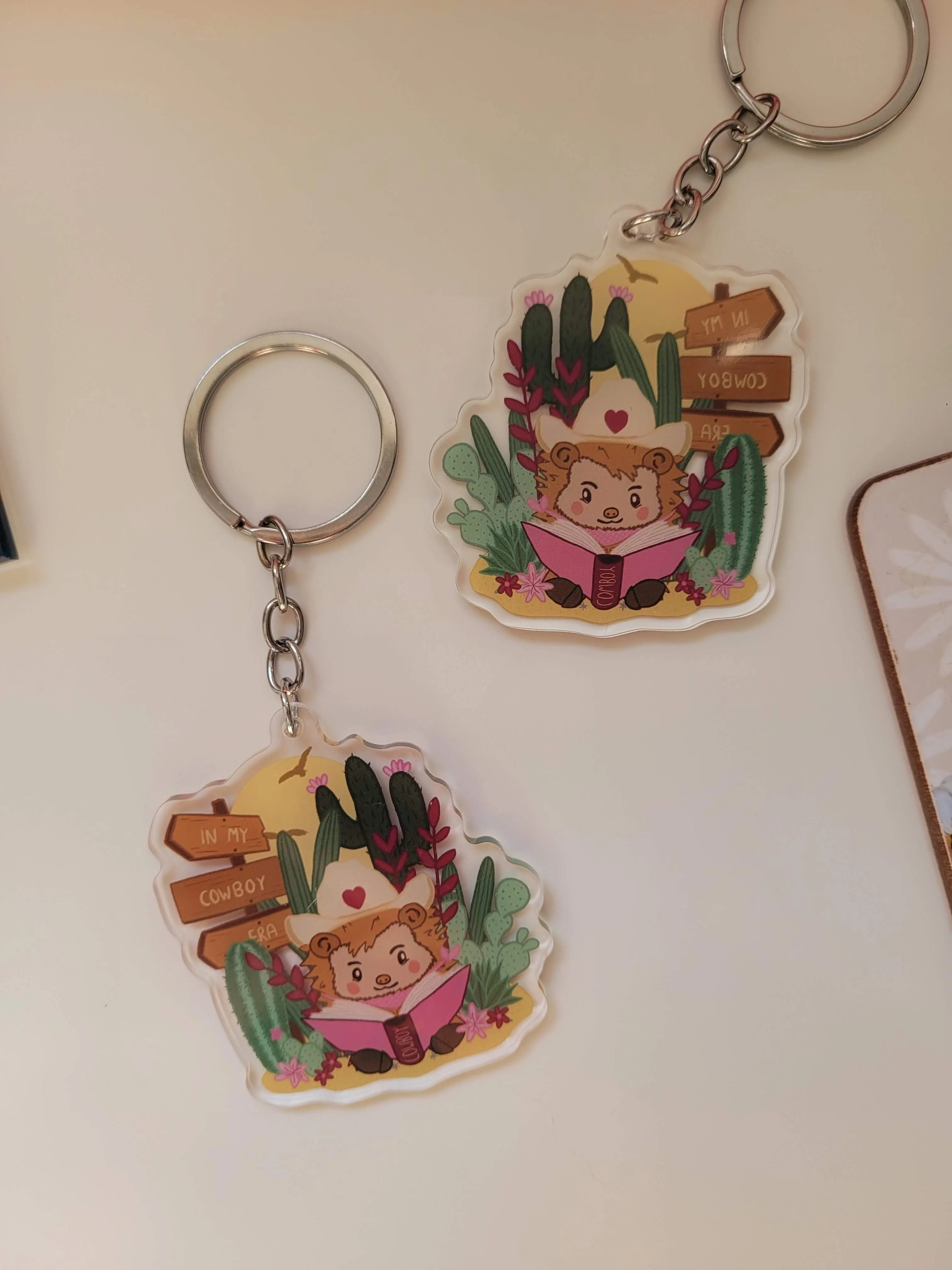 In my cowboy era keychain