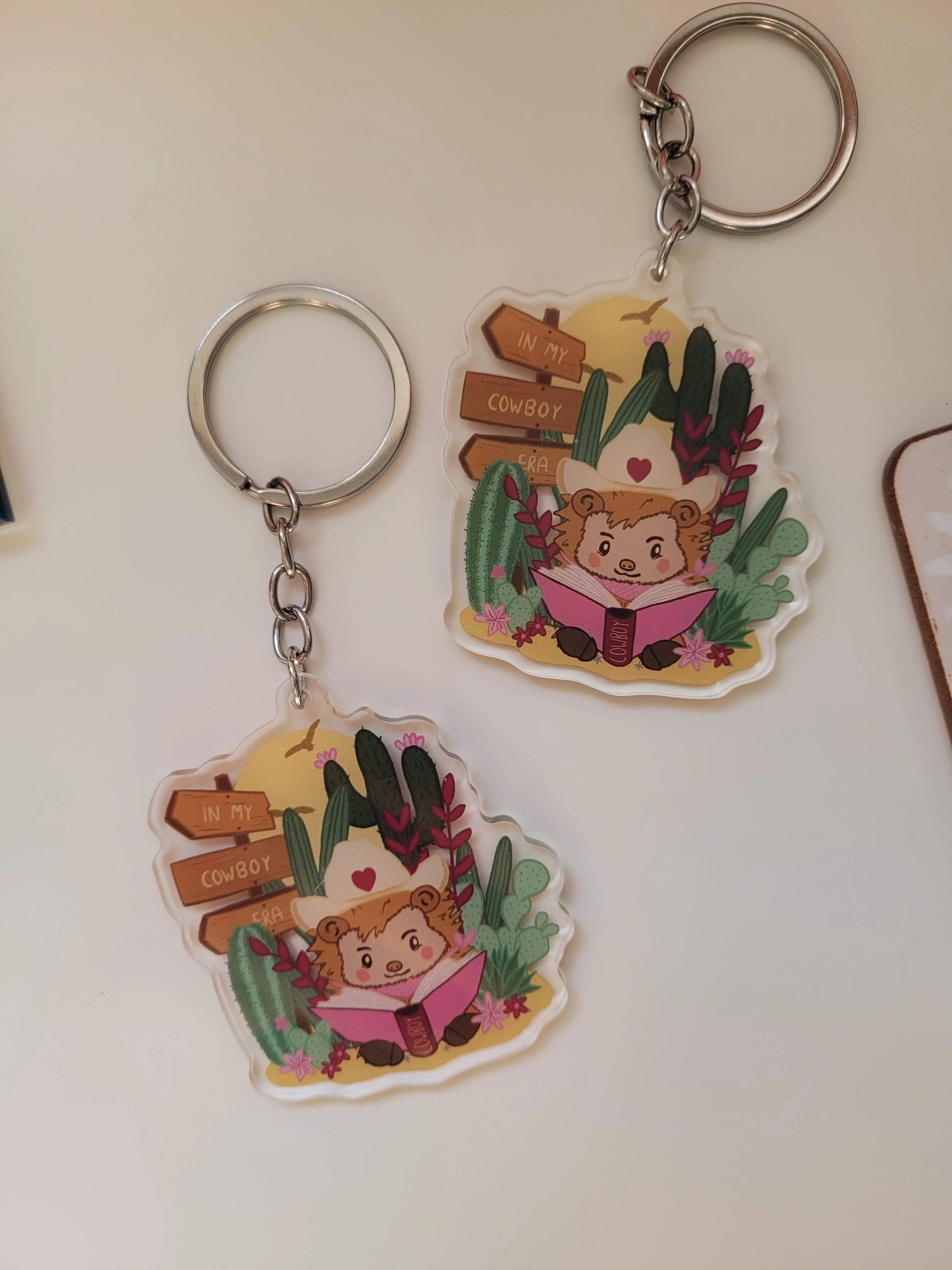 In my cowboy era keychain