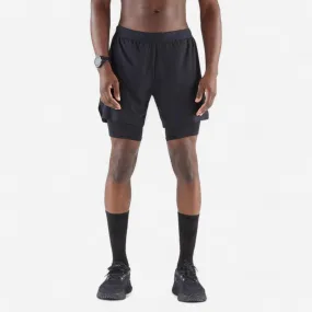 Kiprun Men's Run 500 2-in-1 Compression Running Shorts