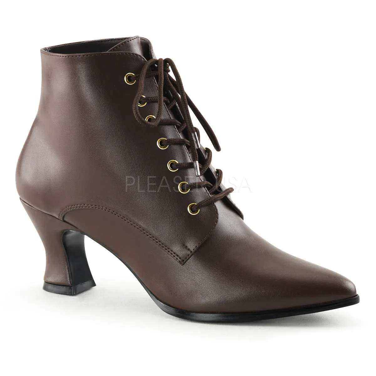 Lace-Up Ankle Boots with 2.27-inch Heels VICTORIAN-35