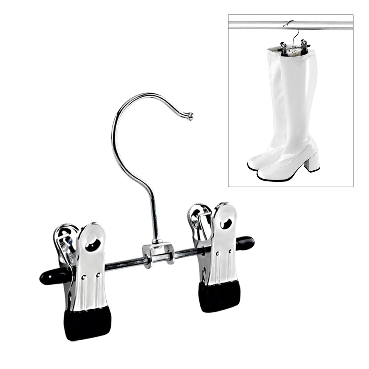 Lace-up thigh high boots 5-inch heels FLAMINGO