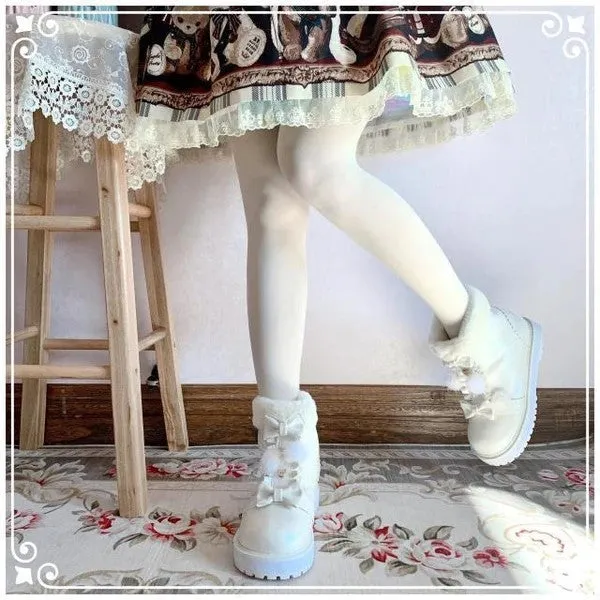 Lolita Snow Bear Boots