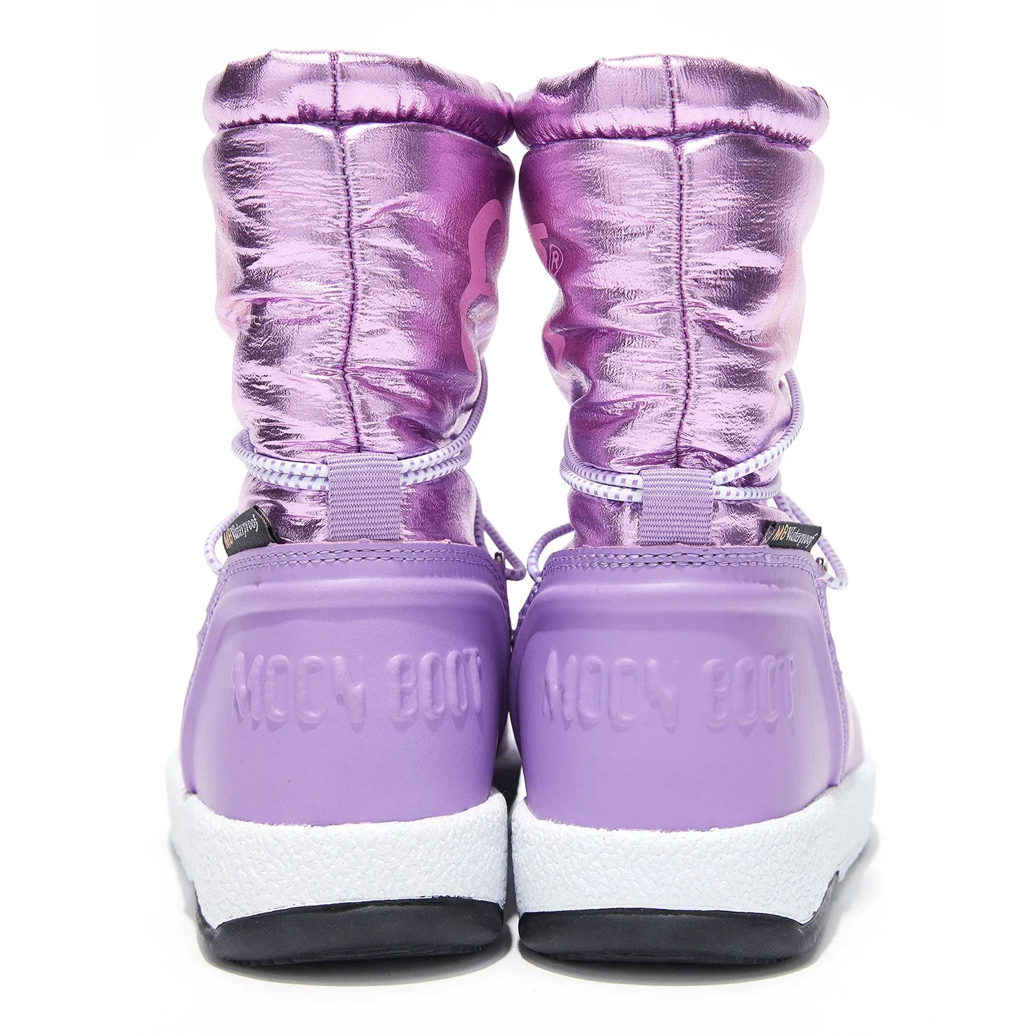 MOON BOOT Protecht Junior Metallic Pink Nylon Boots