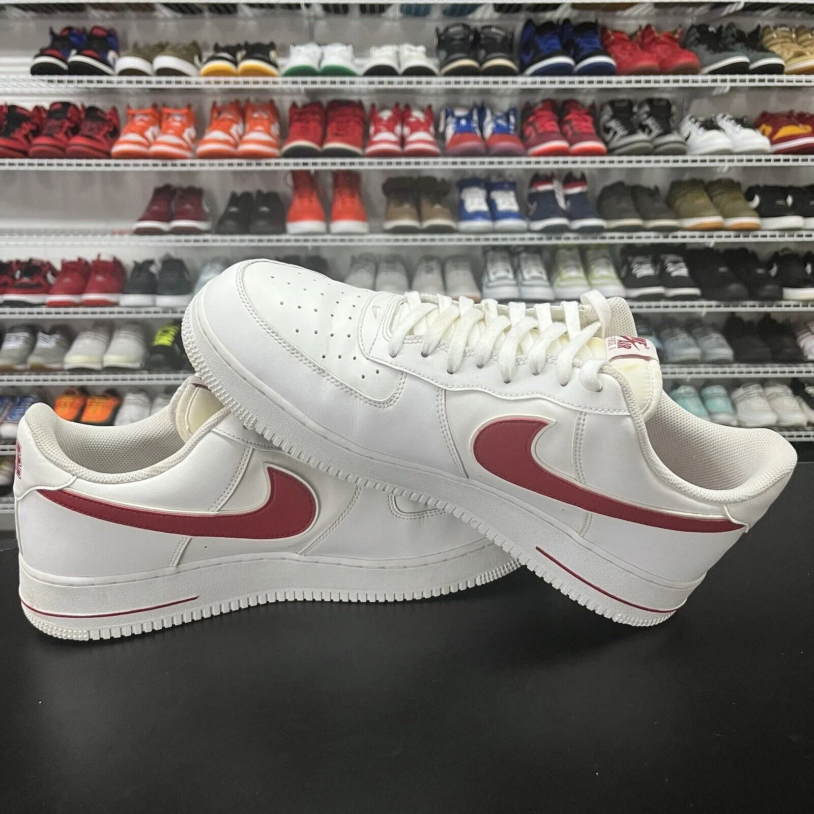 Nike Air Force 1 Low White Gym Red AO2423 102 Men's Size 14 Missing An Insole