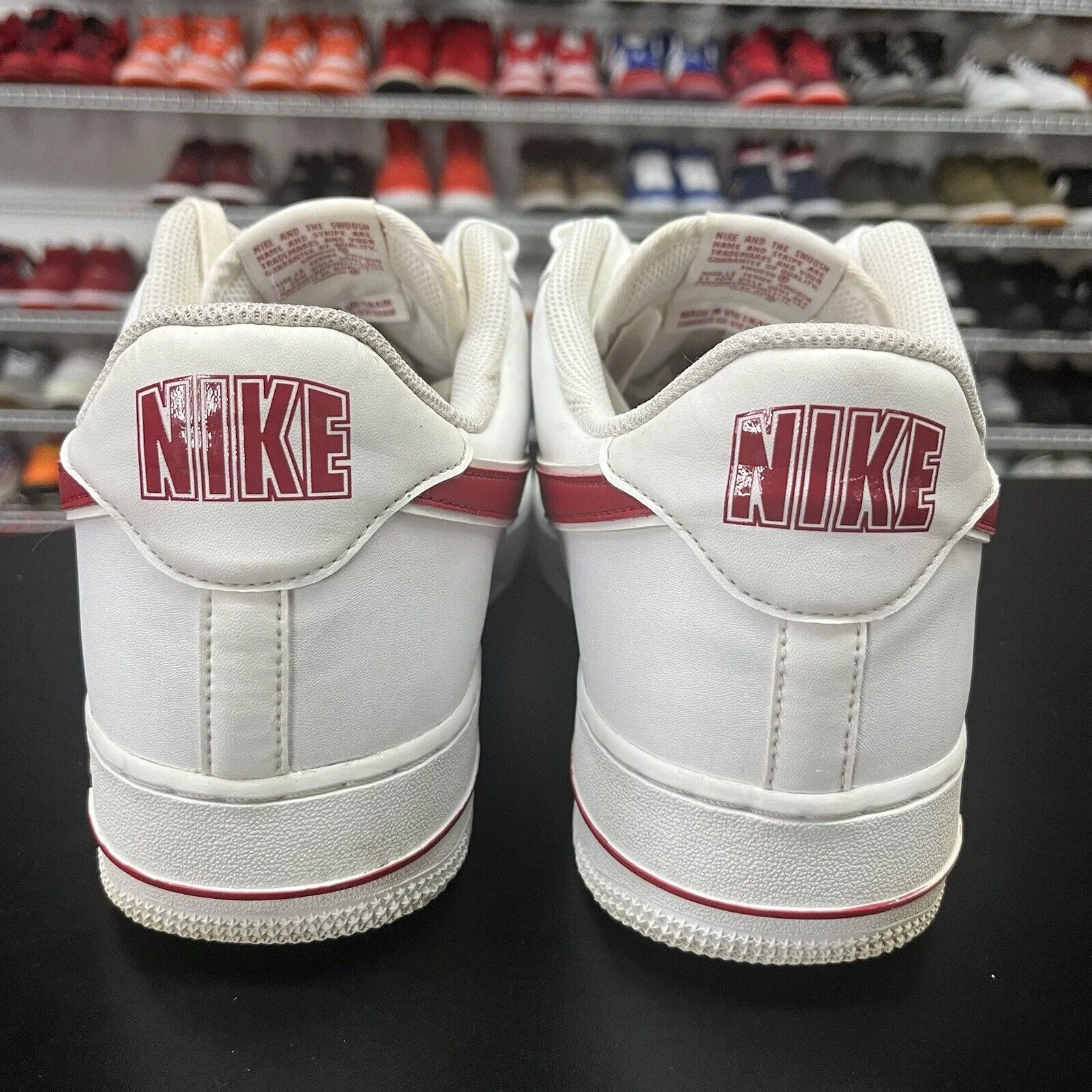Nike Air Force 1 Low White Gym Red AO2423 102 Men's Size 14 Missing An Insole