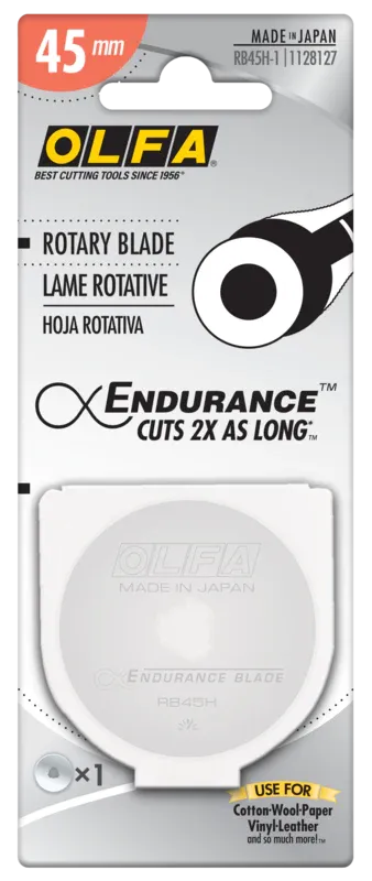 Olfa RB45H-1 Tungsten Steel Endurance Rotary Blade 45mm