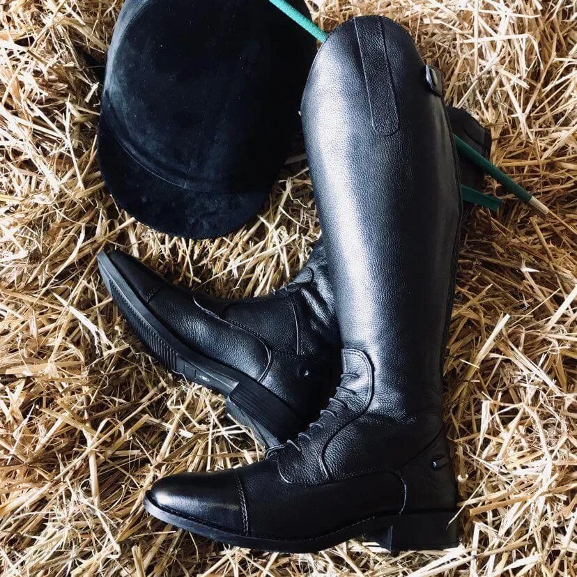 Rhinegold Extra Short Luxus Leather Riding Boot