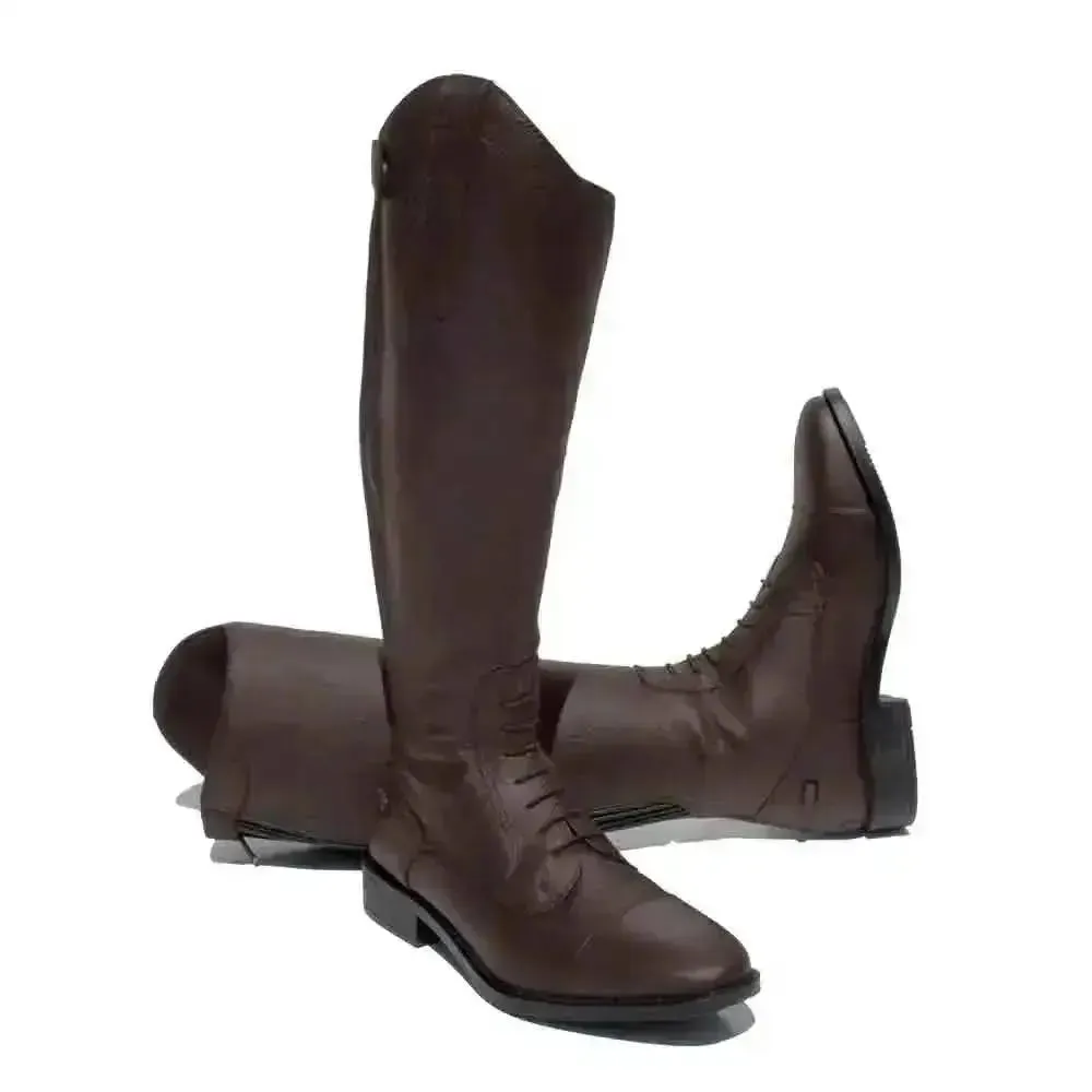Rhinegold Luxus Extra Short Riding Boots Brown