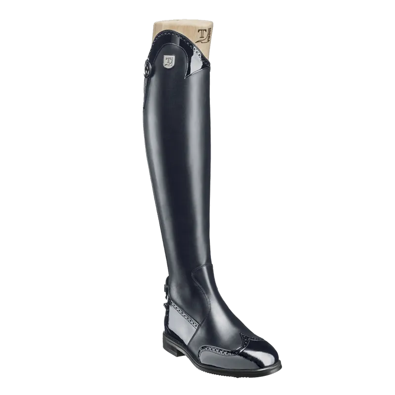 Tucci Boots Marilyn with Punched Patent Detail (Instant Dispatch)  (CLEARANCE)