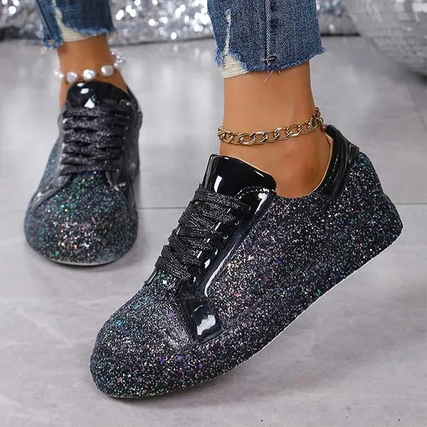 Women's Lace-Up Low-Profile Sneakers 75519218C