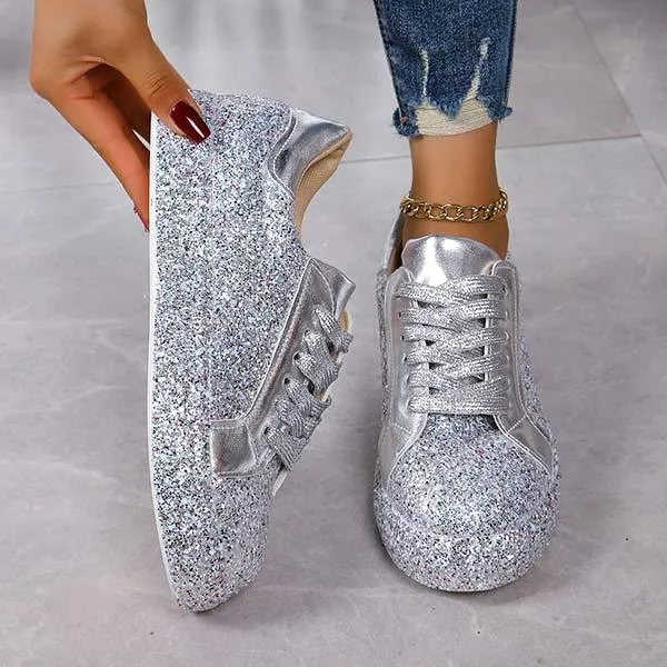 Women's Lace-Up Low-Profile Sneakers 75519218C