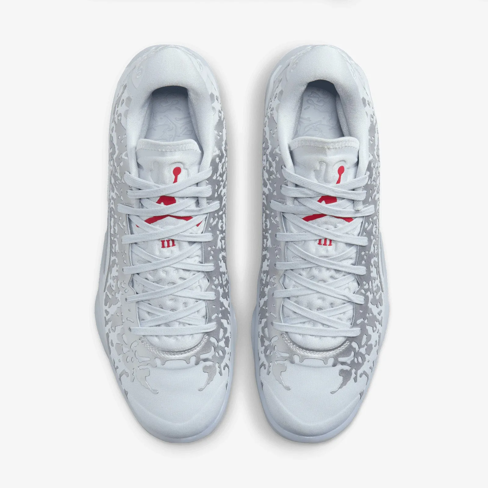 Zion 3 - Pure Platinum/University Red
